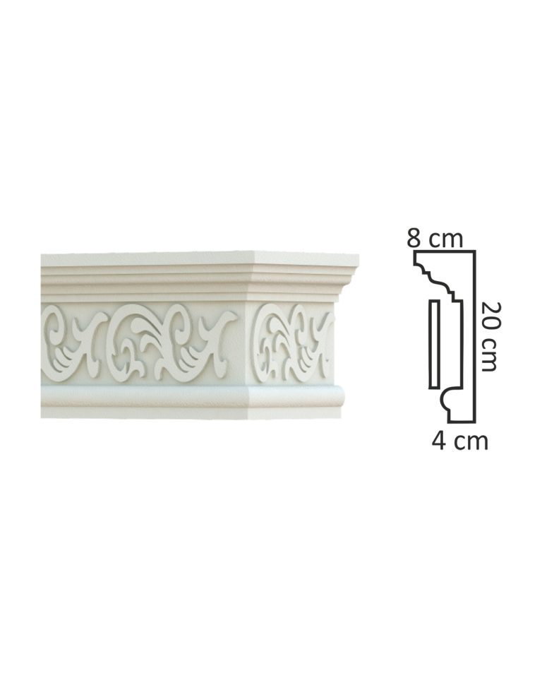 Pencere Ustu Desenli Taclar D10